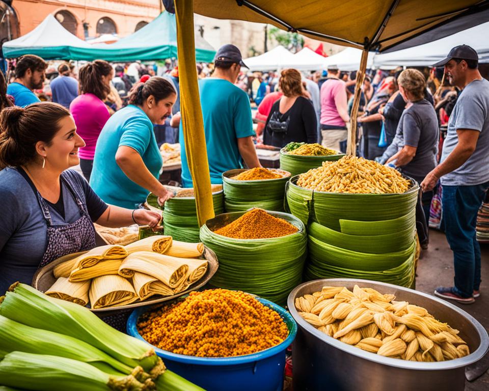 tamales as street food