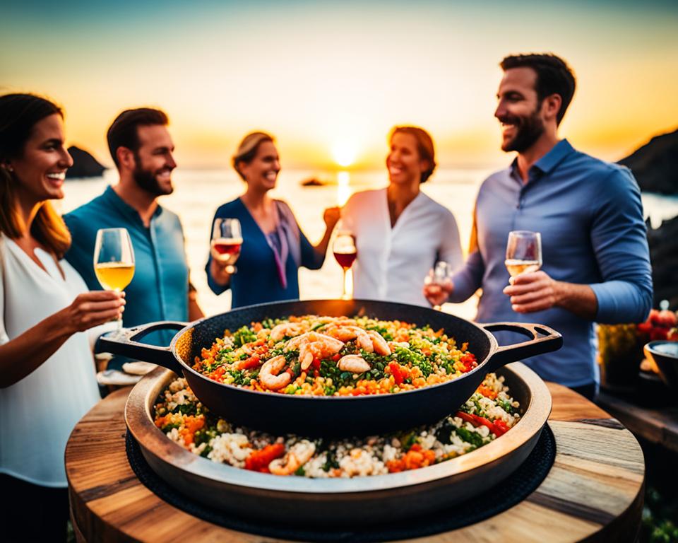 paella as a communal dish