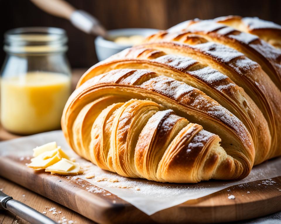 croissant bread loaf