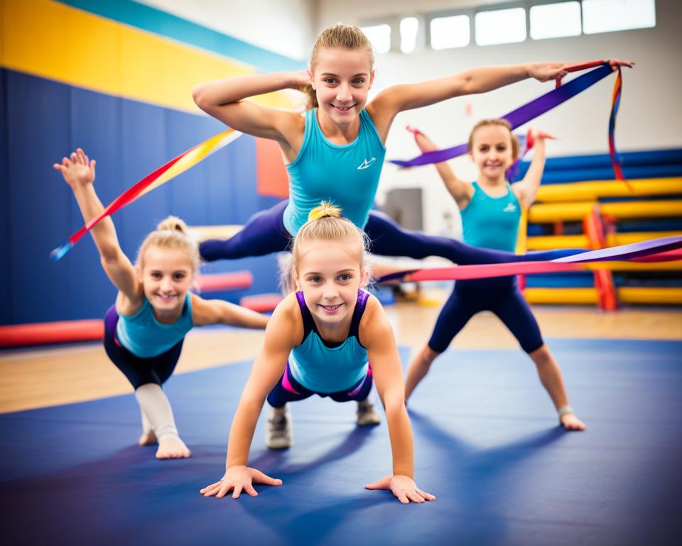 rhythmic gymnastics training